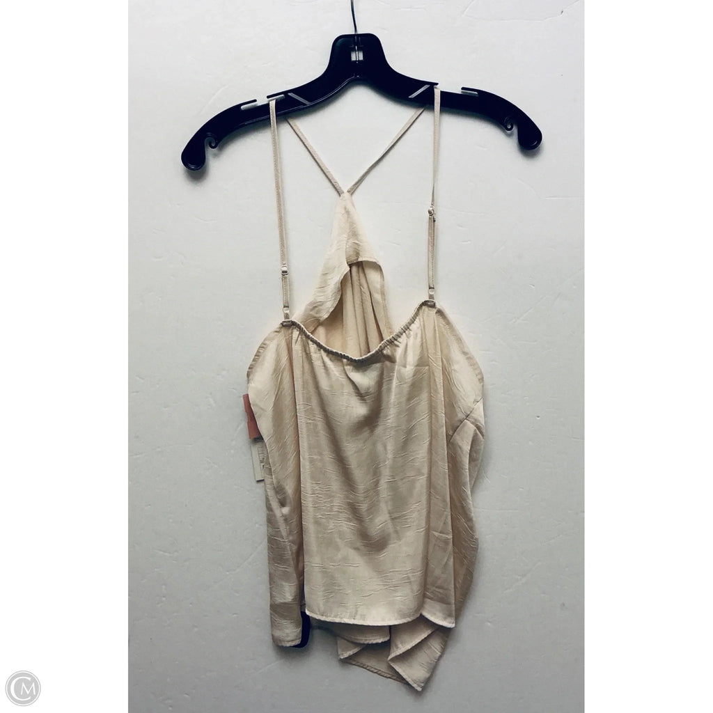 Top Sleeveless By A New Day In Cream, Size: Xl
