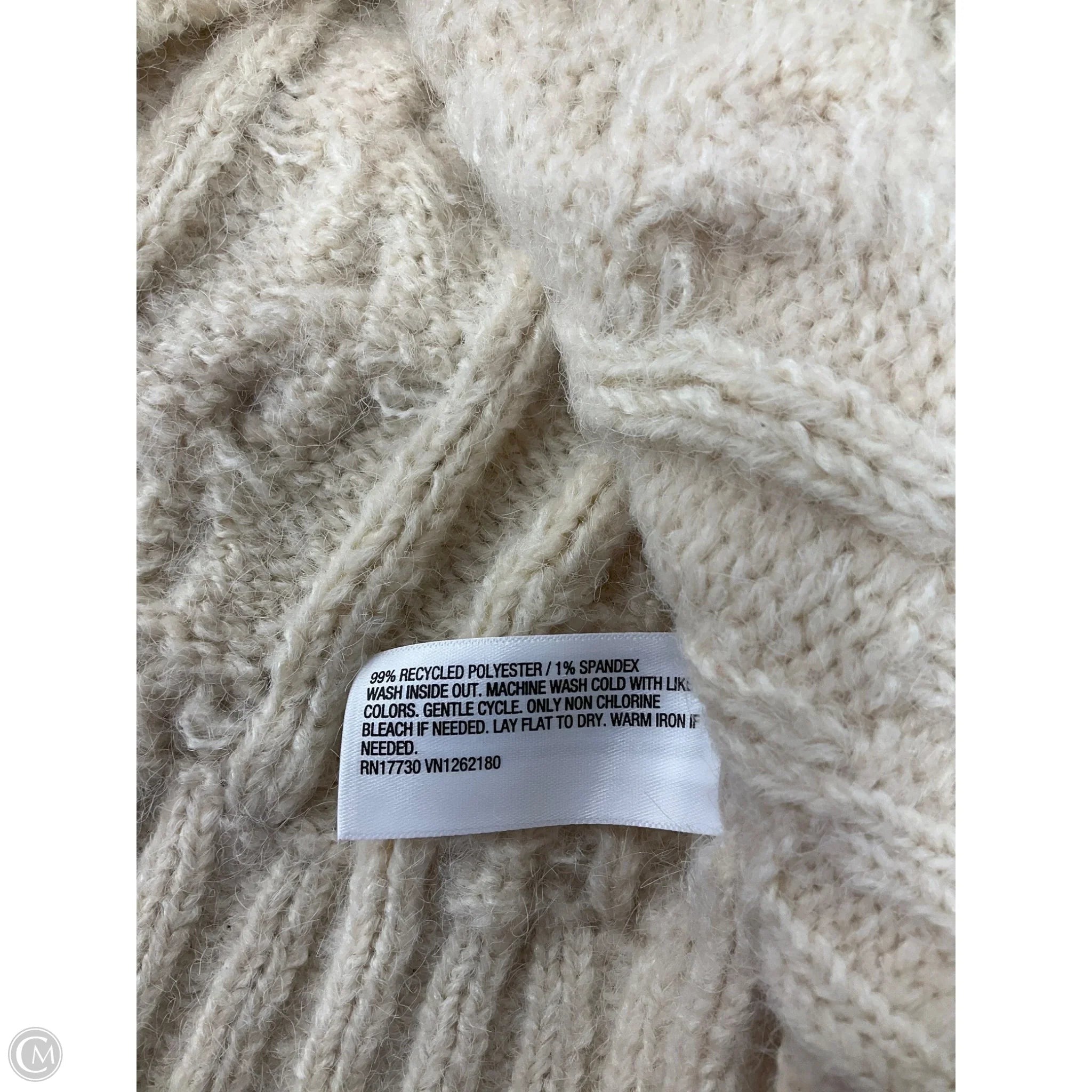 Vest Sweater By A New Day In Cream, Size: Xs