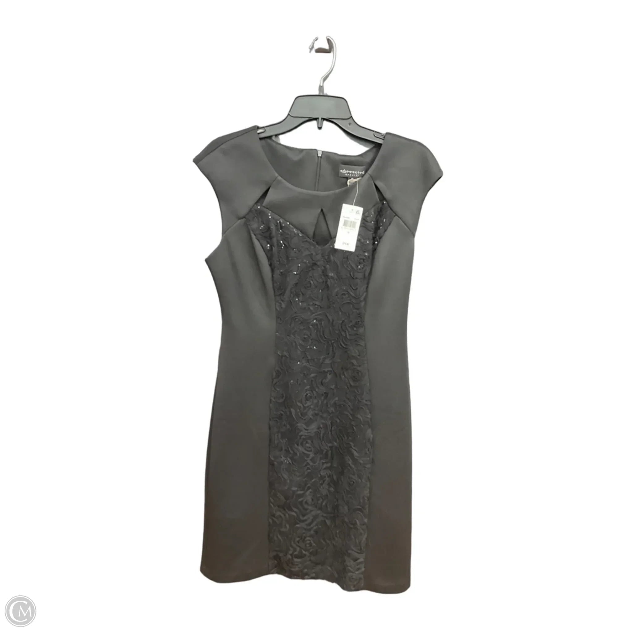 Dress Party Midi By Connected Apparel In Black, Size: 10