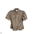 Top Short Sleeve By Loft In Brown, Size: Xs