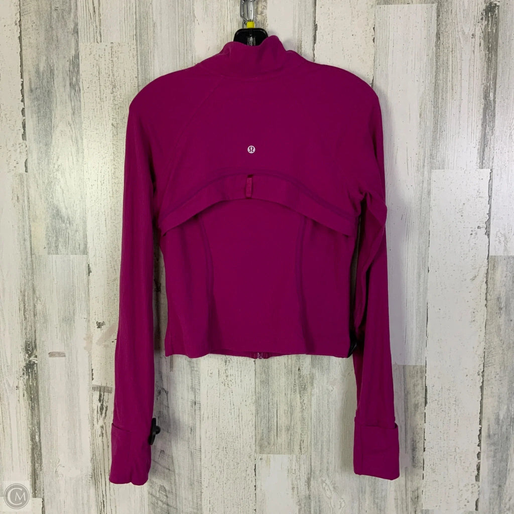 Athletic Jacket By Lululemon In Purple, Size: 8