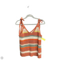 Top Sleeveless By Madewell In Striped Pattern, Size: S