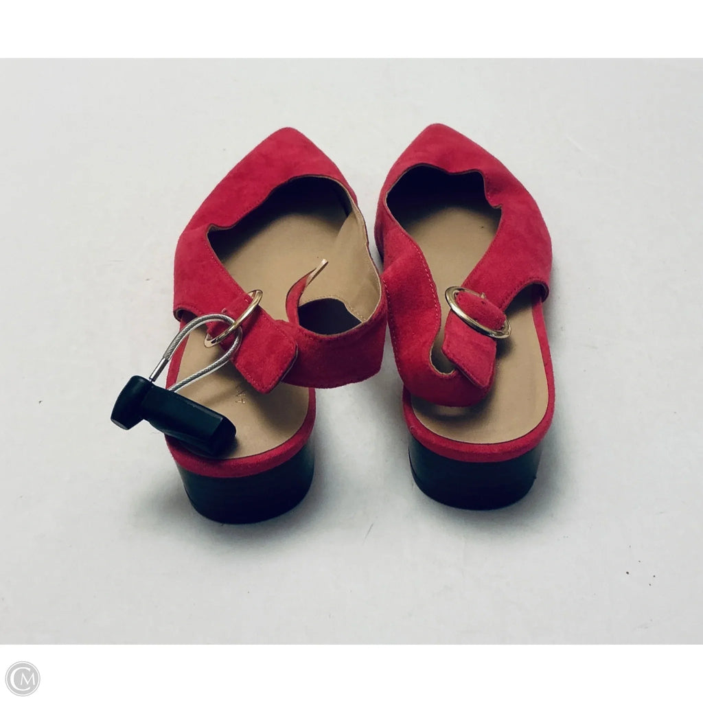 Shoes Flats By Ann Taylor In Pink, Size: 8.5