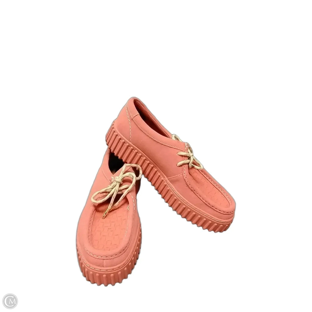 Shoes Sneakers Platform By Clarks In Orange, Size: 9.5