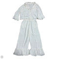Pajamas 2pc By Anthropologie In White, Size: S/M