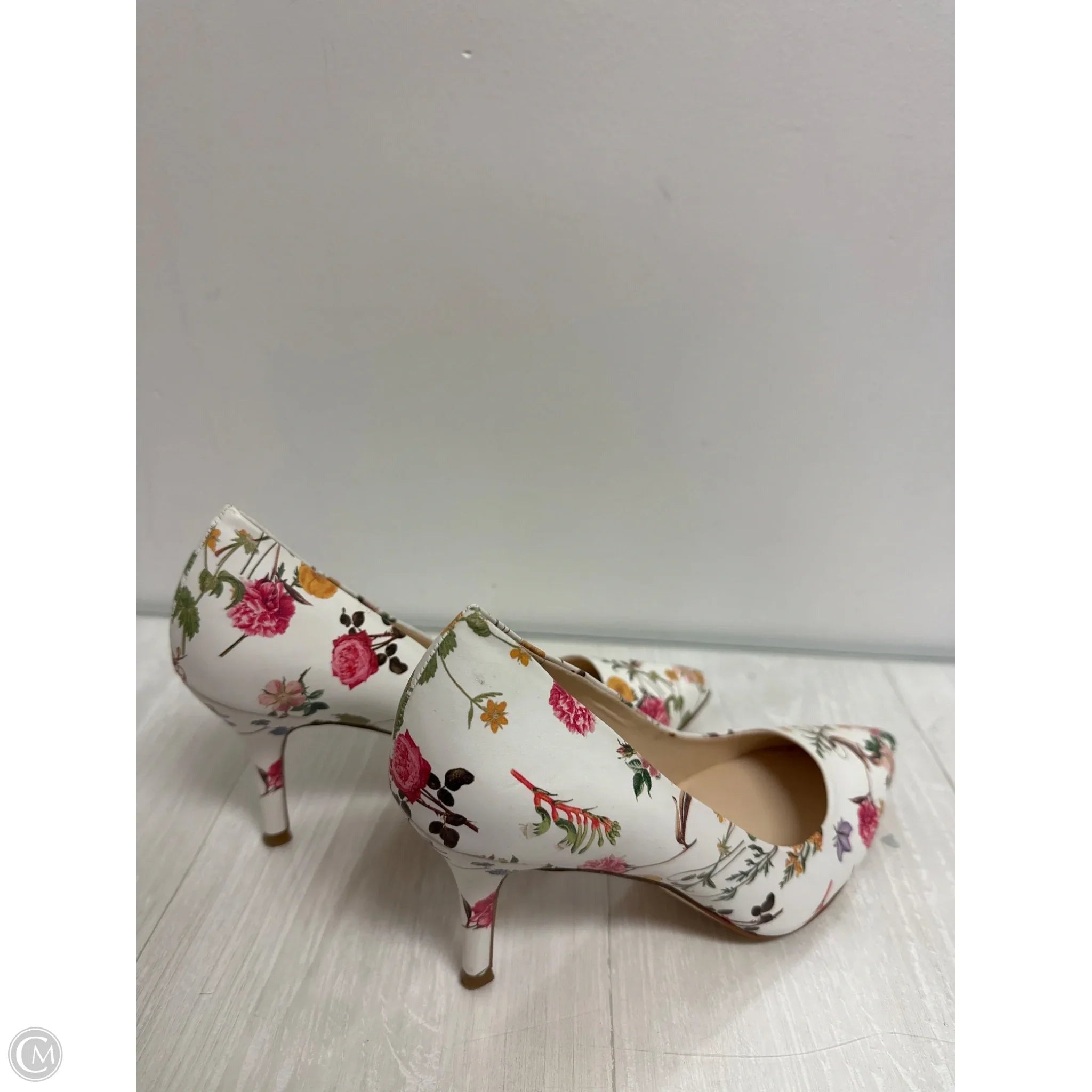 Shoes Heels Stiletto By Nine West In Floral Print, Size: 8