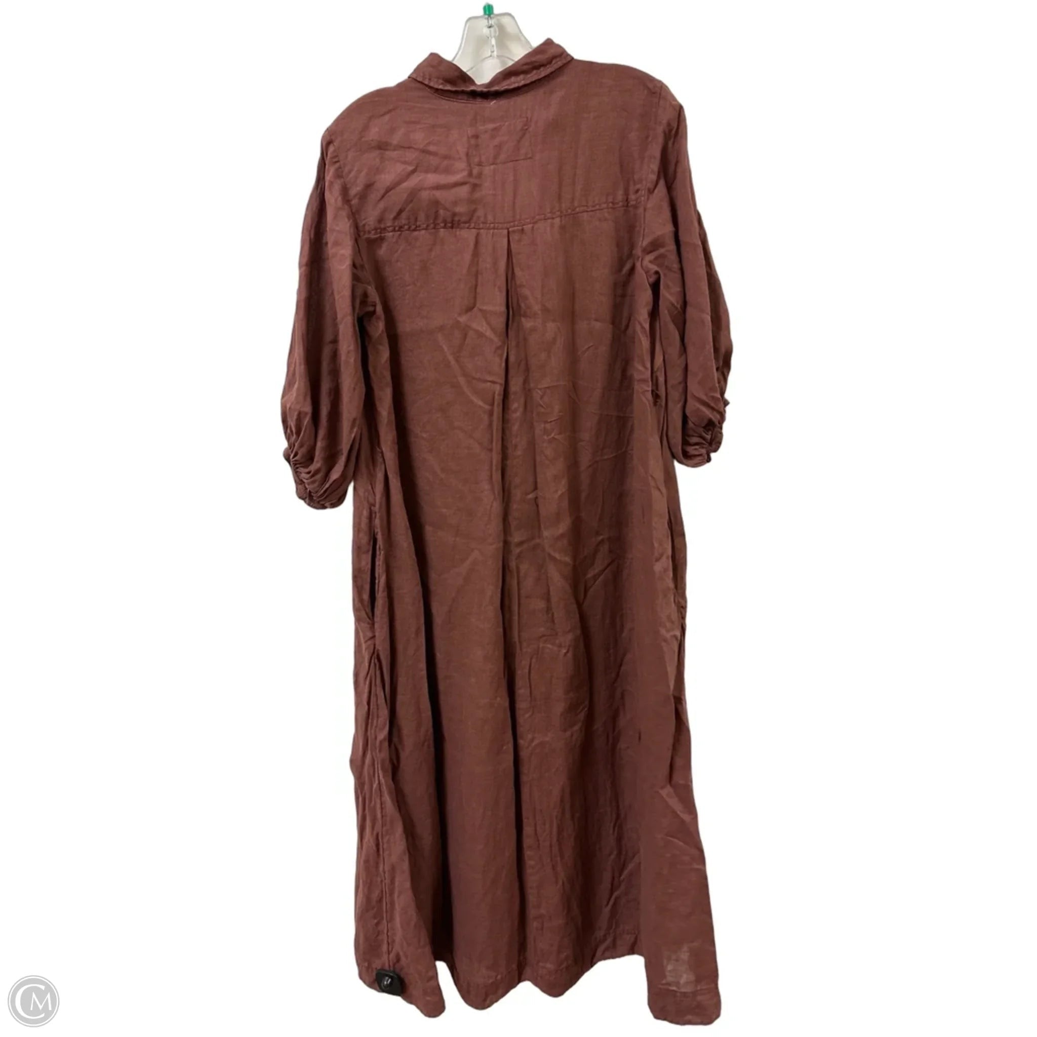 Dress Casual Maxi By Maeve In Brown, Size: Mp
