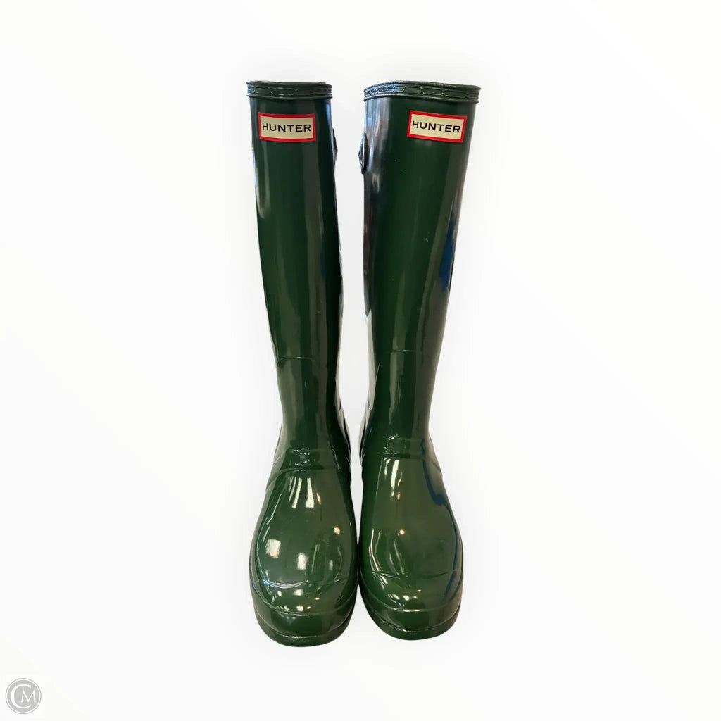 Boots Designer By Hunter In Green, Size: 11