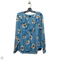 Top Long Sleeve By Ann Taylor In Blue, Size: L