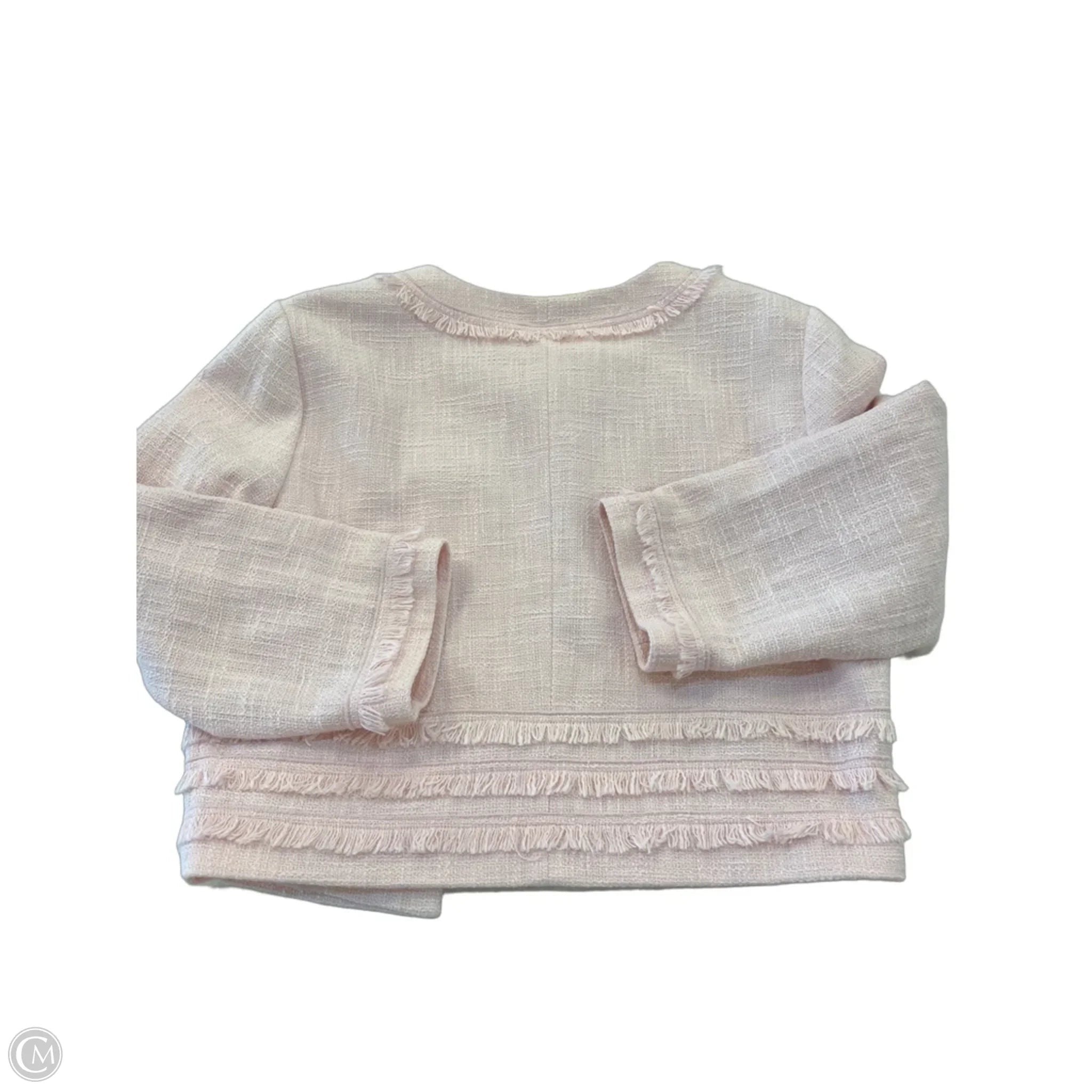 Blazer Designer By Karl Lagerfeld In Pink, Size: S