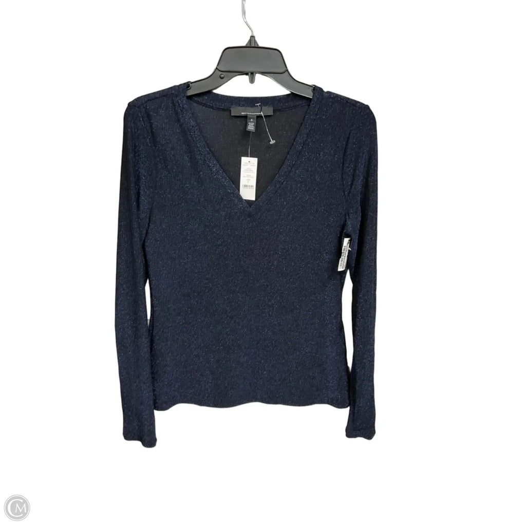 Top Long Sleeve By White House Black Market In Blue, Size: S