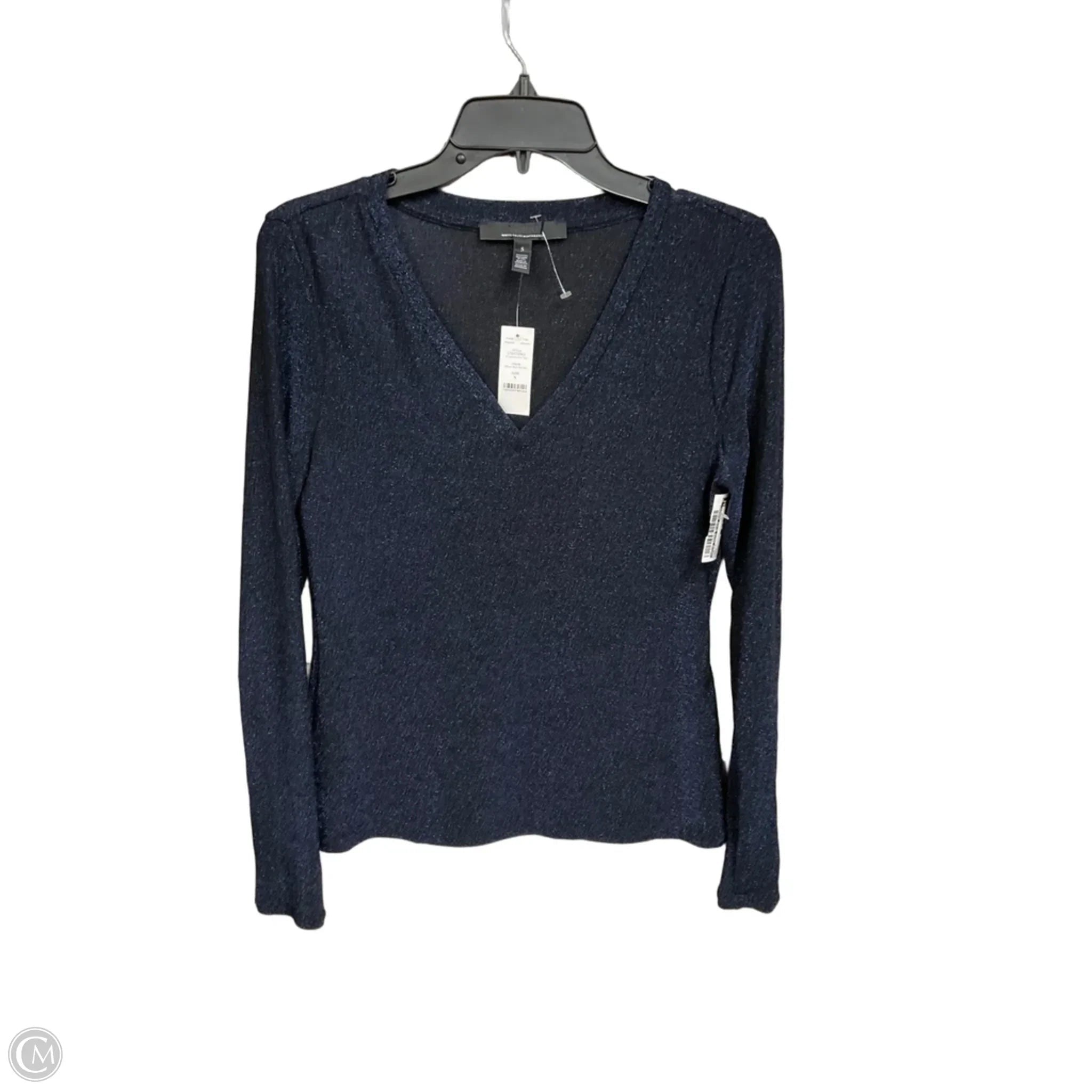 Top Long Sleeve By White House Black Market In Blue, Size: S