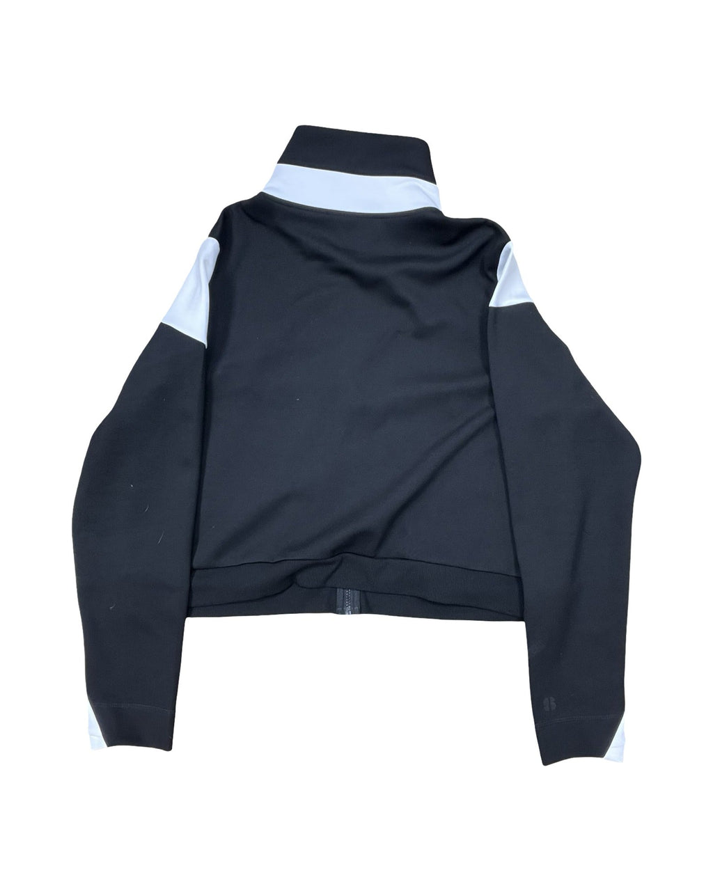 Athletic Jacket By Clothes Mentor In Black & White, Size:Xl
