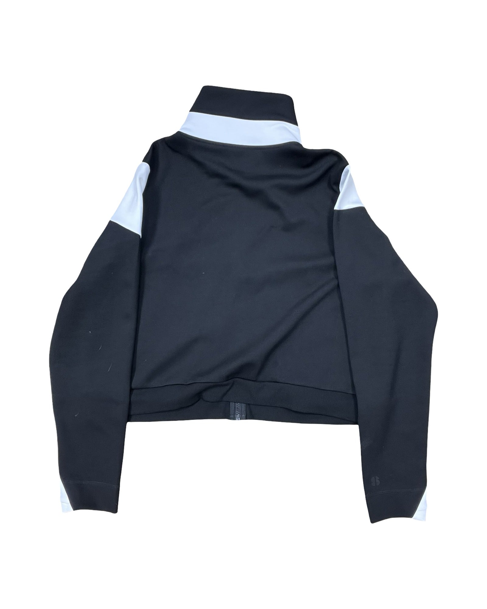 Athletic Jacket By Clothes Mentor In Black & White, Size:Xl