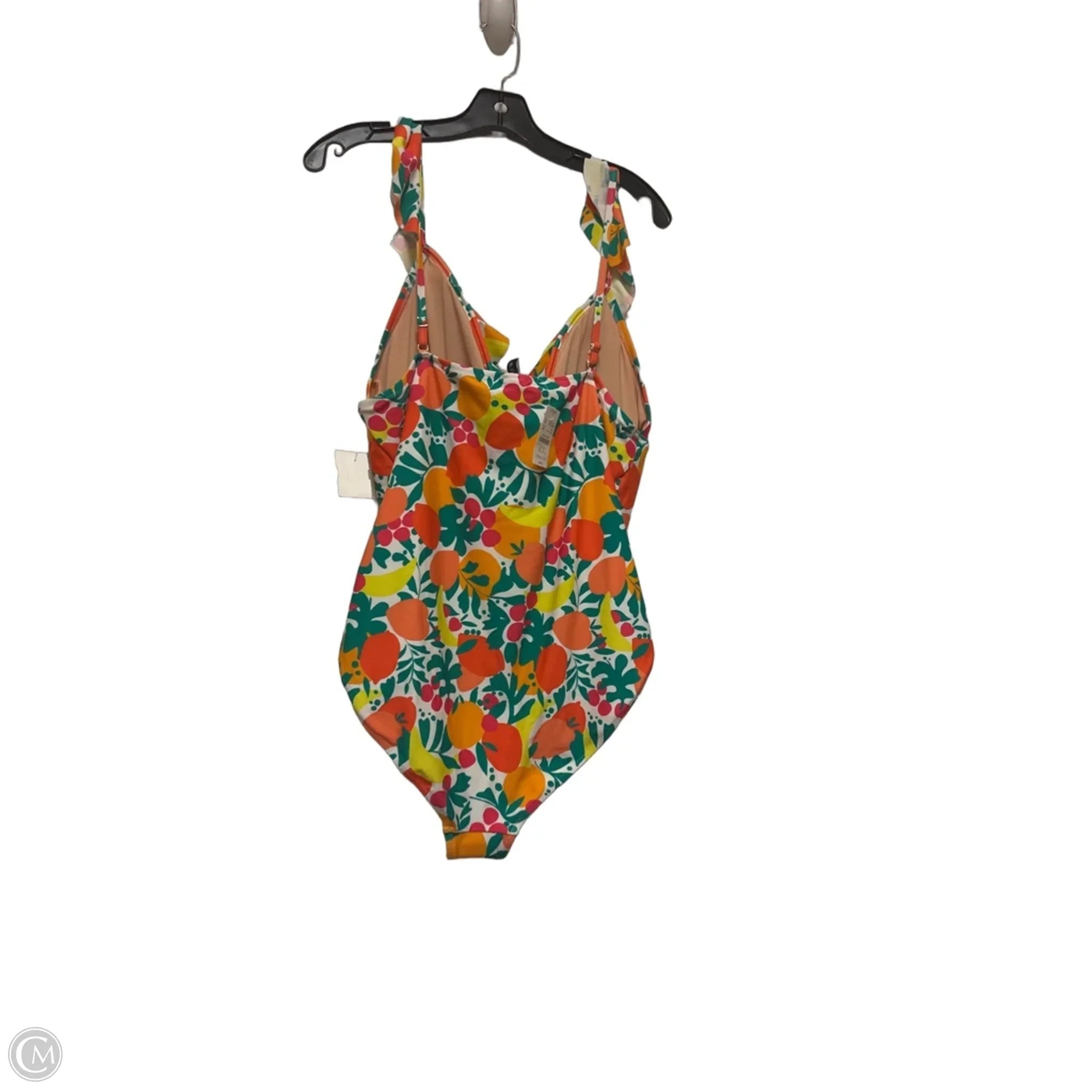 Swimsuit By J. Crew In Green & Orange, Size: Xxl