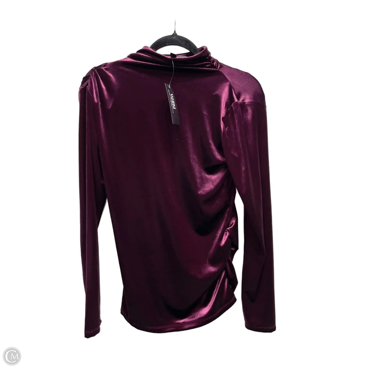 Top Long Sleeve By White House Black Market In Purple, Size: S