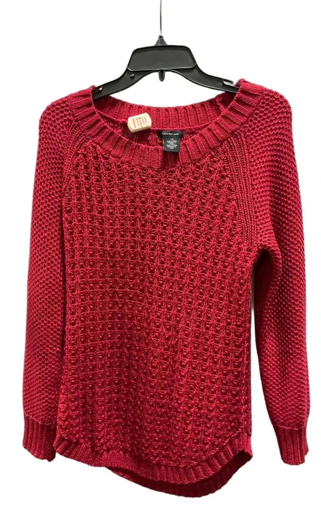 Tank Top By Calvin Klein In Red, Size: L