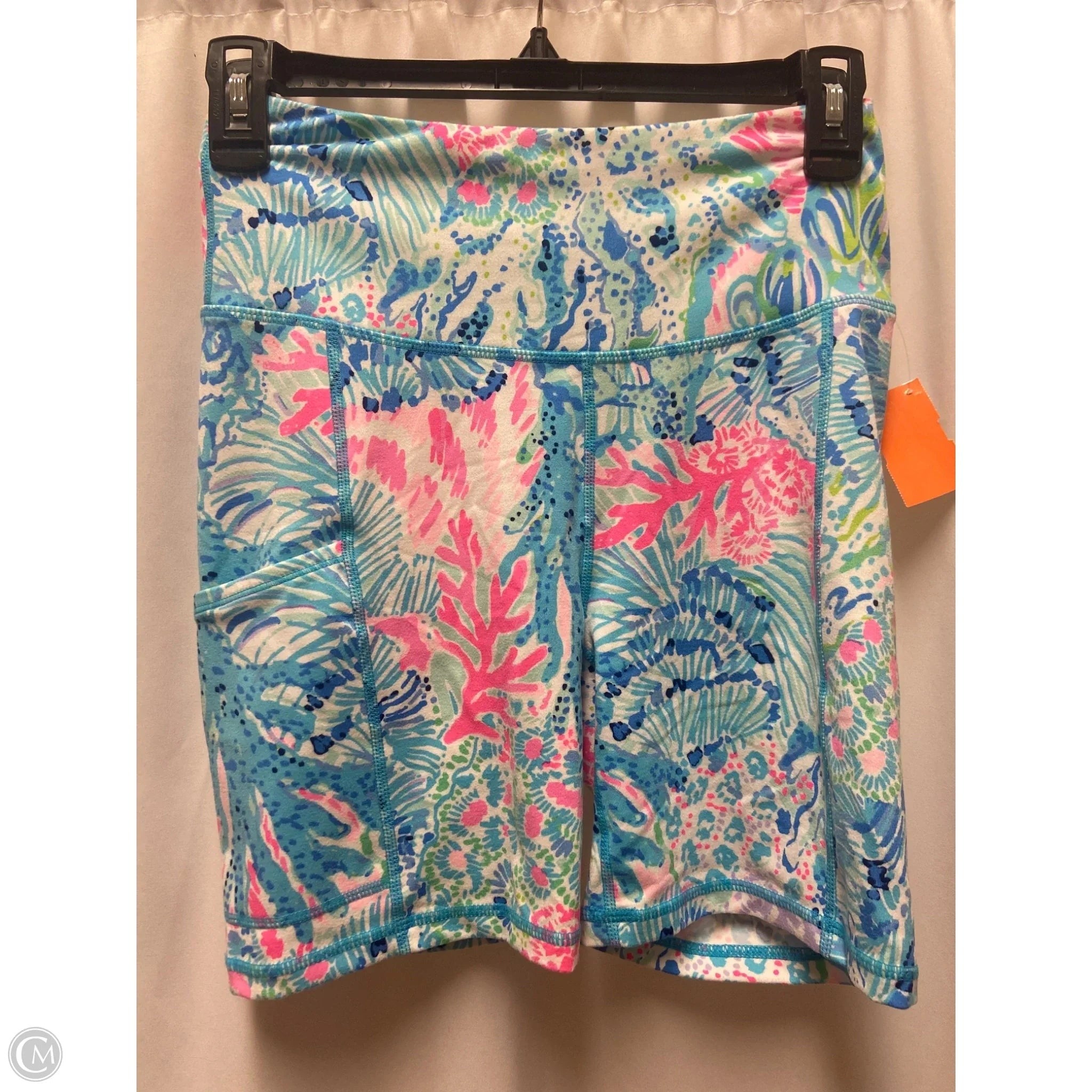 Shortalls Designer By Lilly Pulitzer In Teal, Size: S
