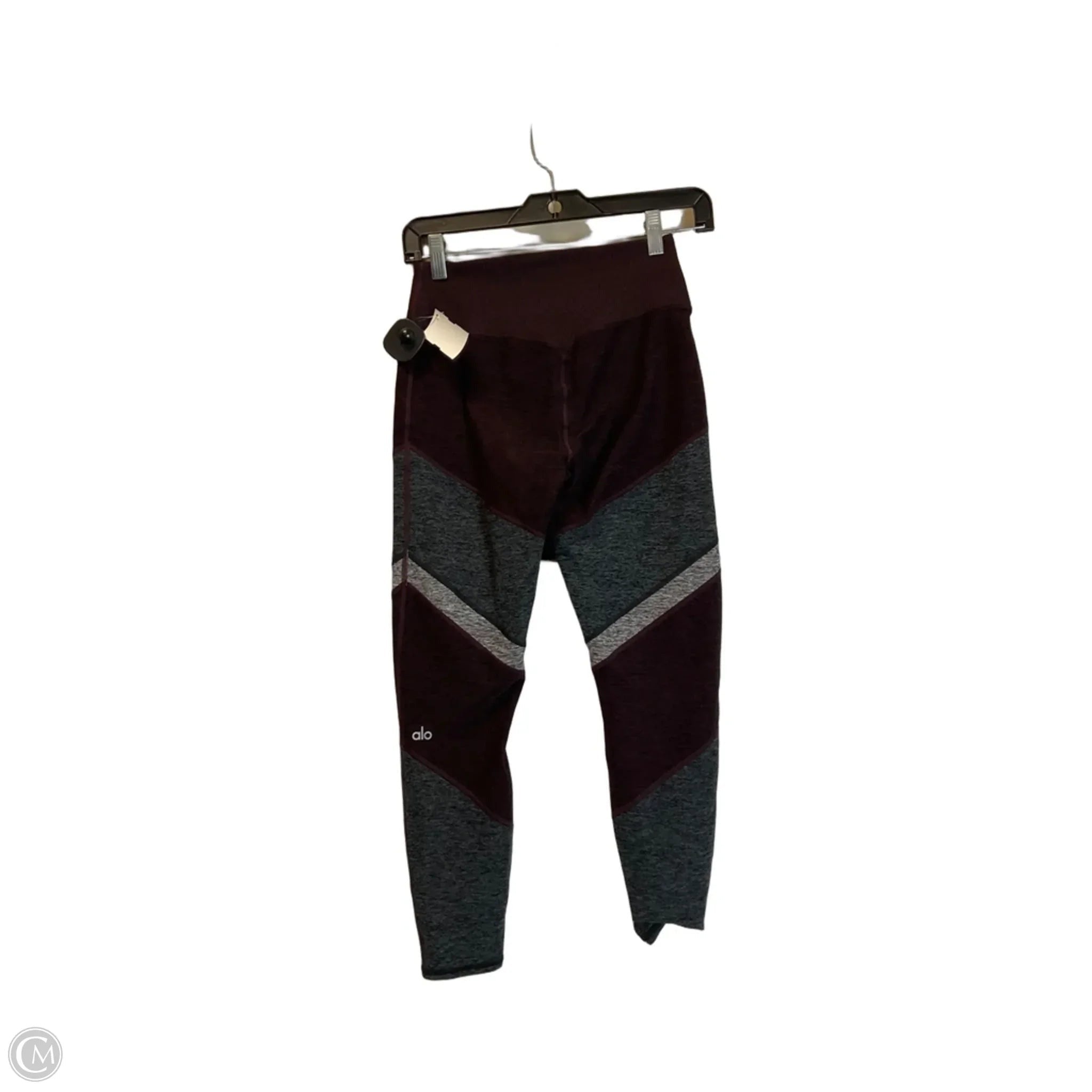 Athletic Capris By Alo In Maroon, Size: M