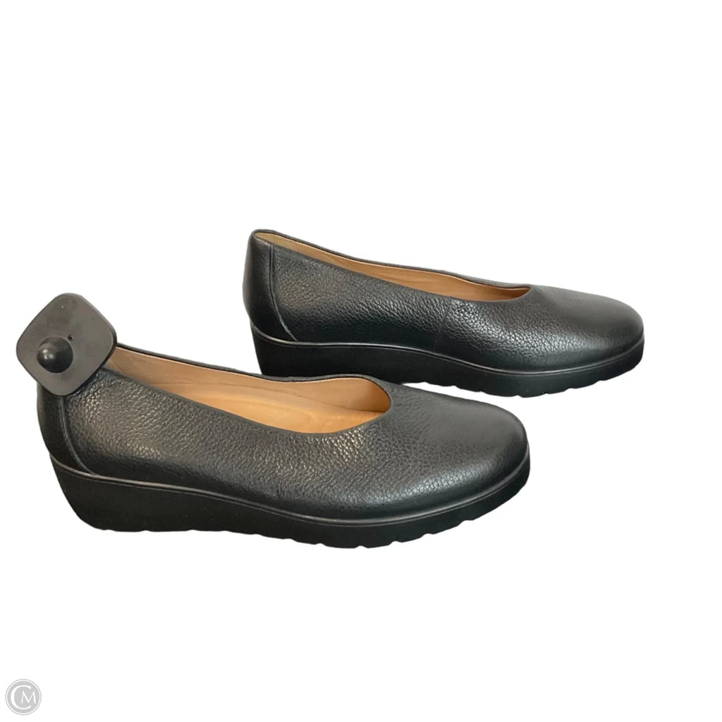 Shoes Heels Wedge By Clothes Mentor In Black, Size: 7
