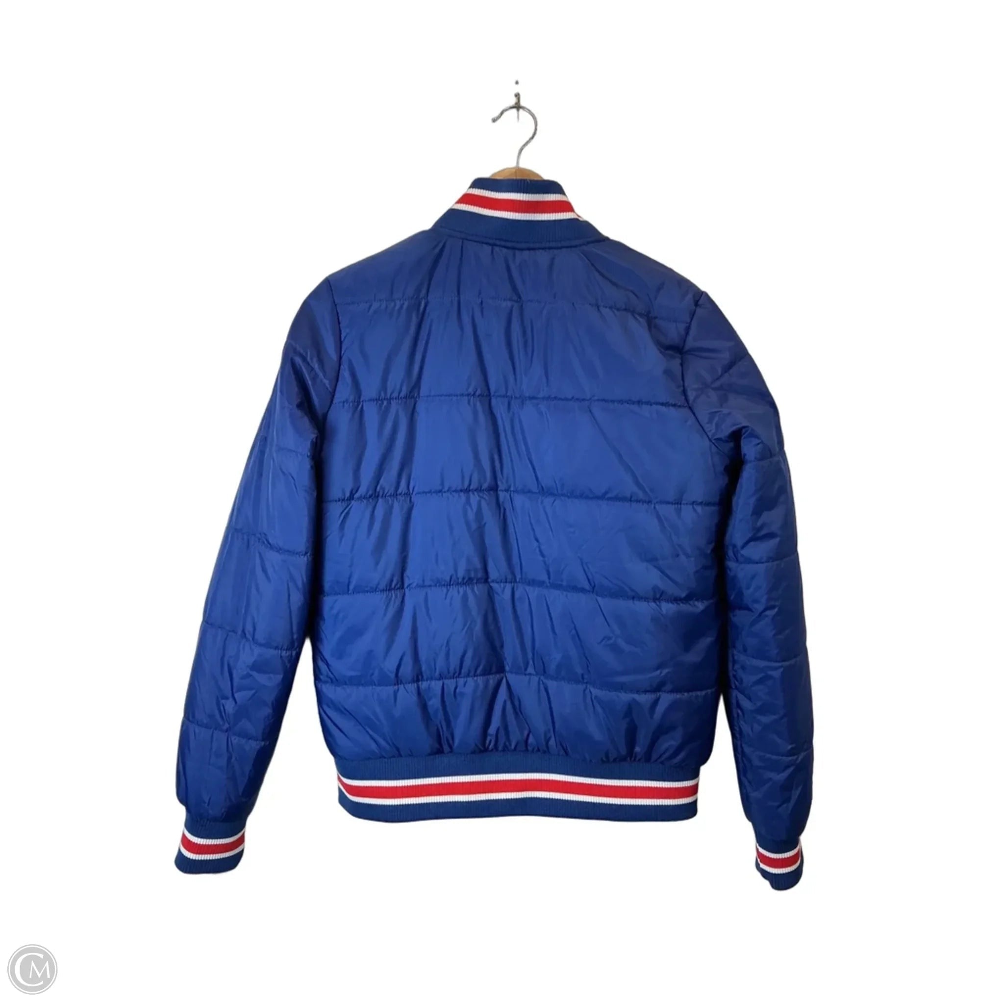 Jacket Puffer & Quilted By Nfl In Blue, Size: S