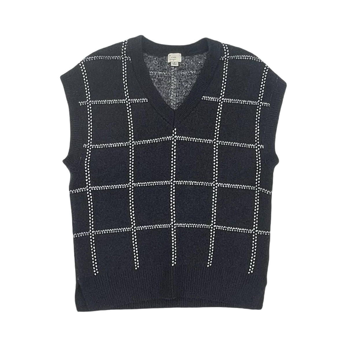 Vest Sweater By A New Day In Navy, Size:S