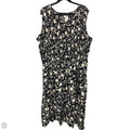 Dress Casual Midi By Croft And Barrow In Black & White, Size: 3x