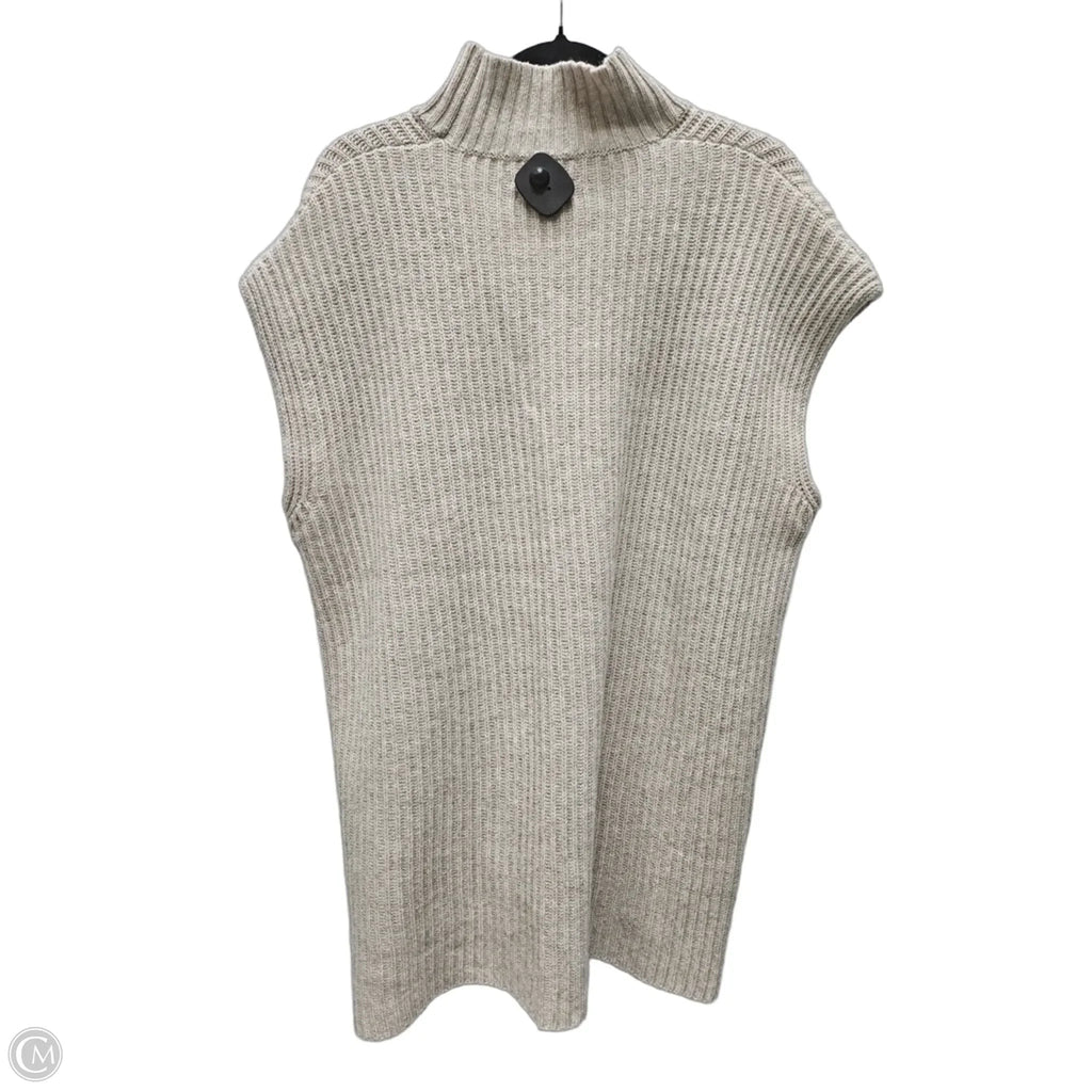 Sweater Short Sleeve By Ganni In Tan, Size: L
