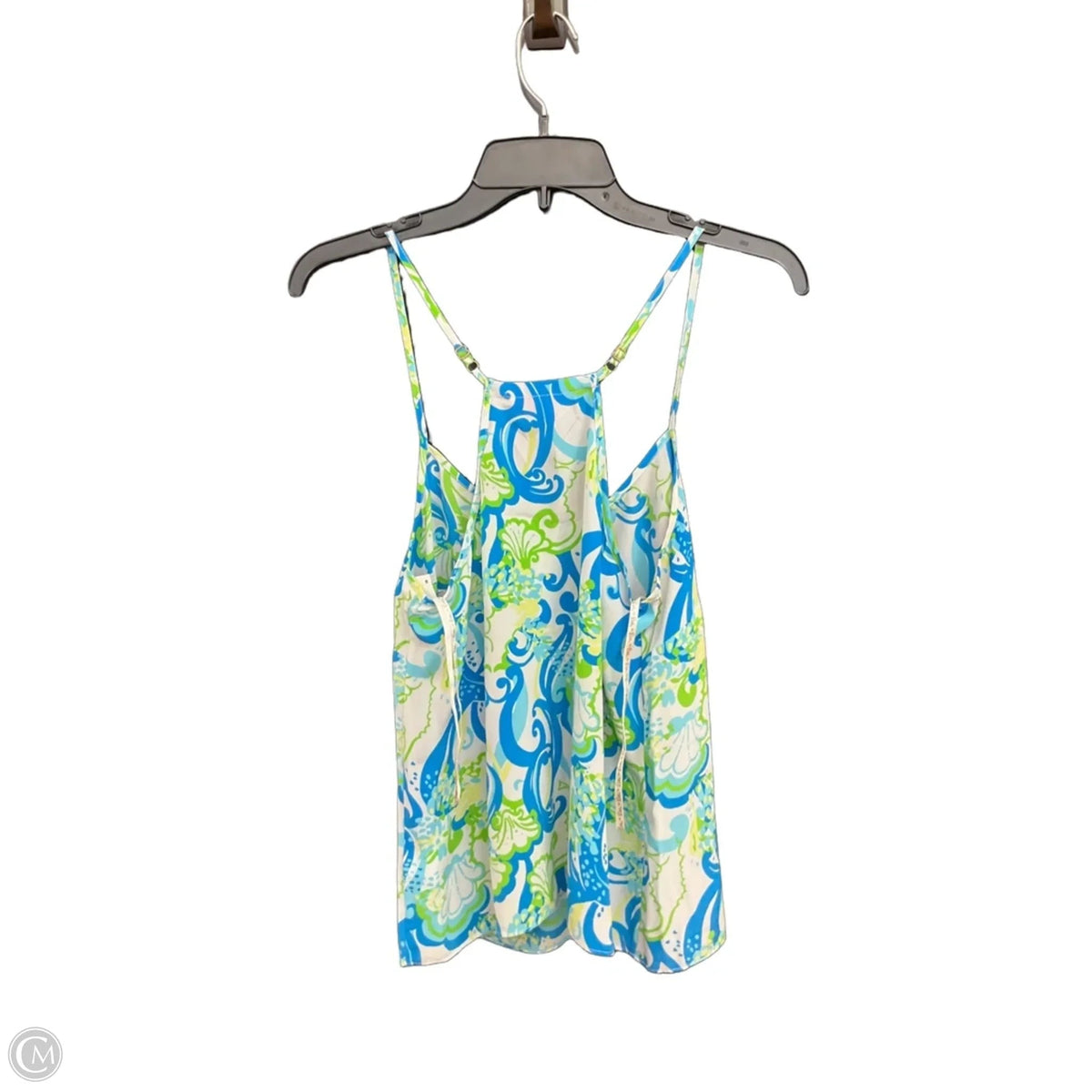 Top Sleeveless Designer By Lilly Pulitzer In Blue & Green, Size: S