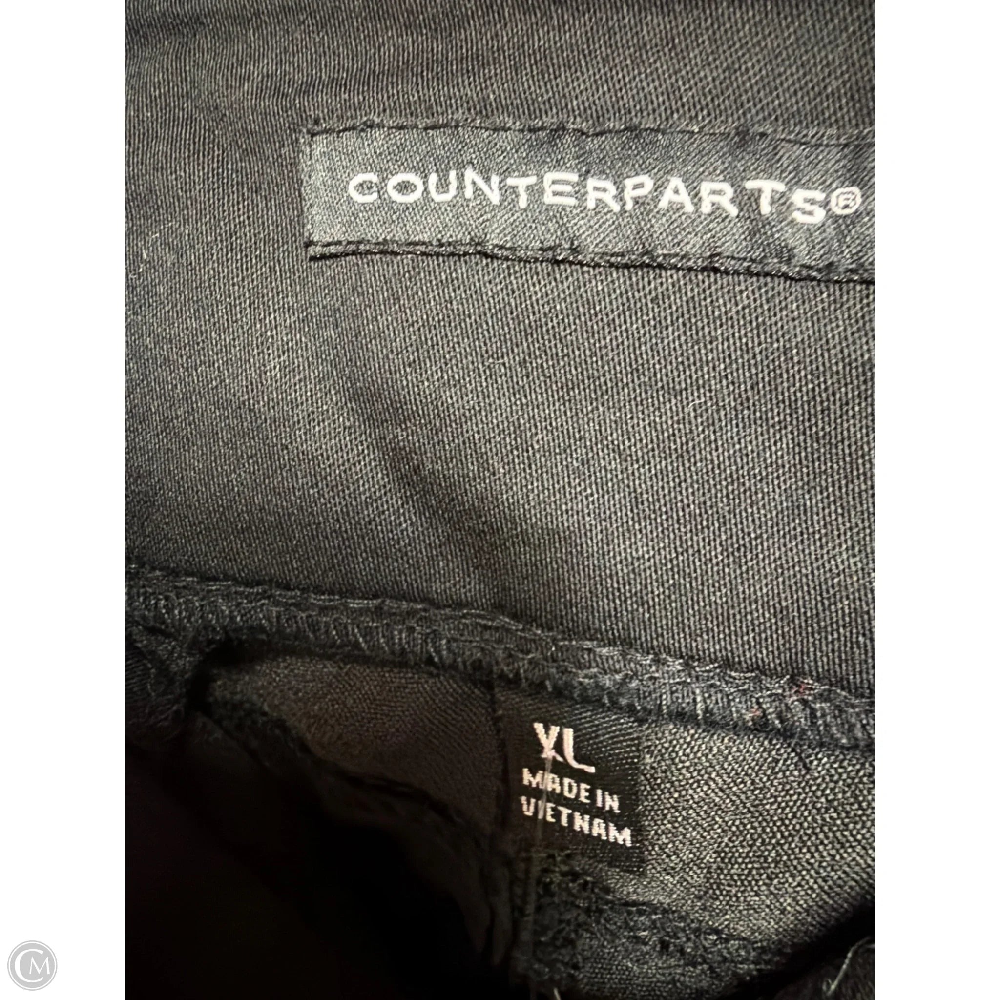 Shorts By Counterparts In Black, Size: Xl