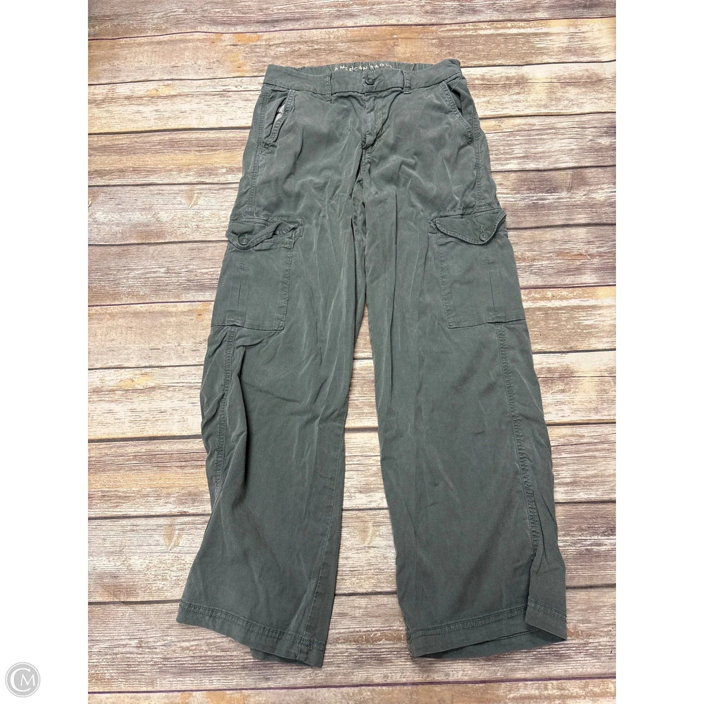 Pants Wide Leg By American Eagle In Green, Size: 2