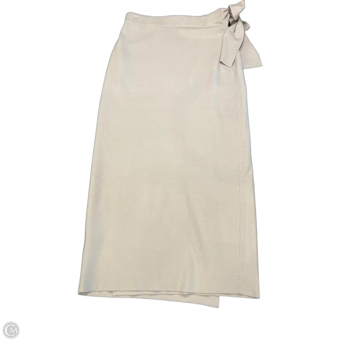 Skirt Midi By Milano In Beige, Size: S