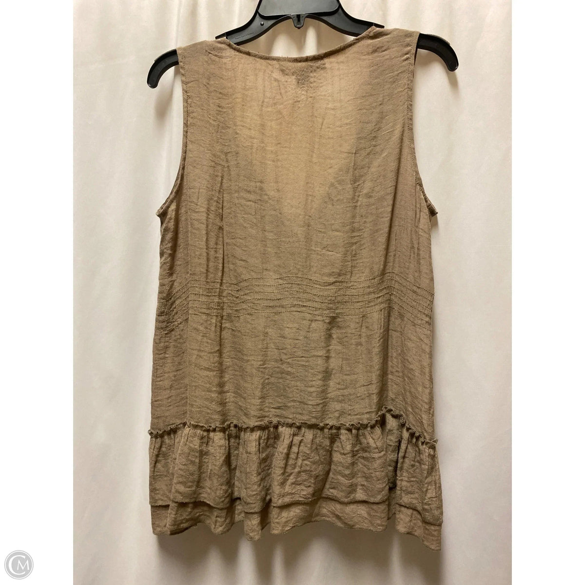 Vest Other By Clothes Mentor In Brown, Size: L