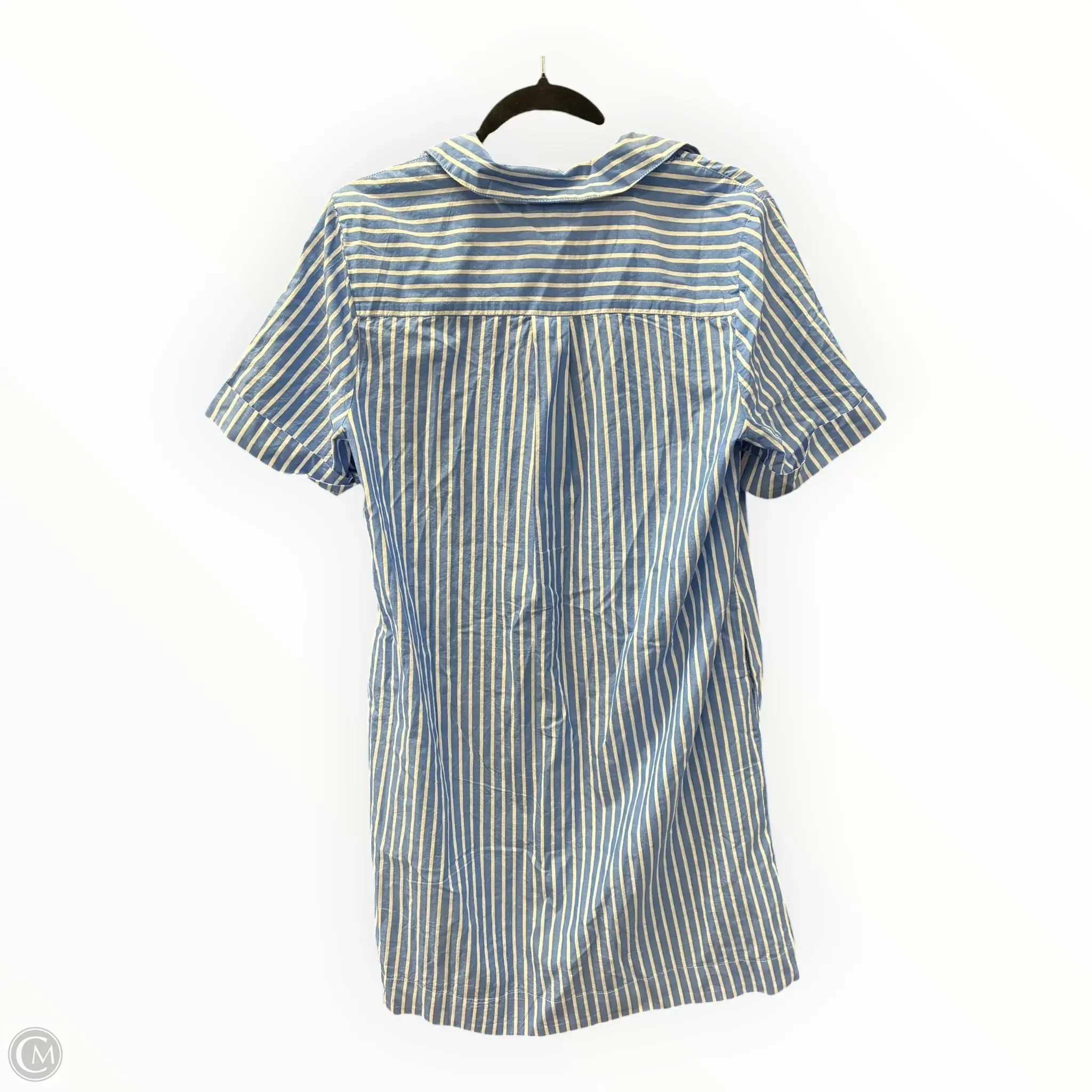 Dress Casual Short By Old Navy In Blue & White, Size: M