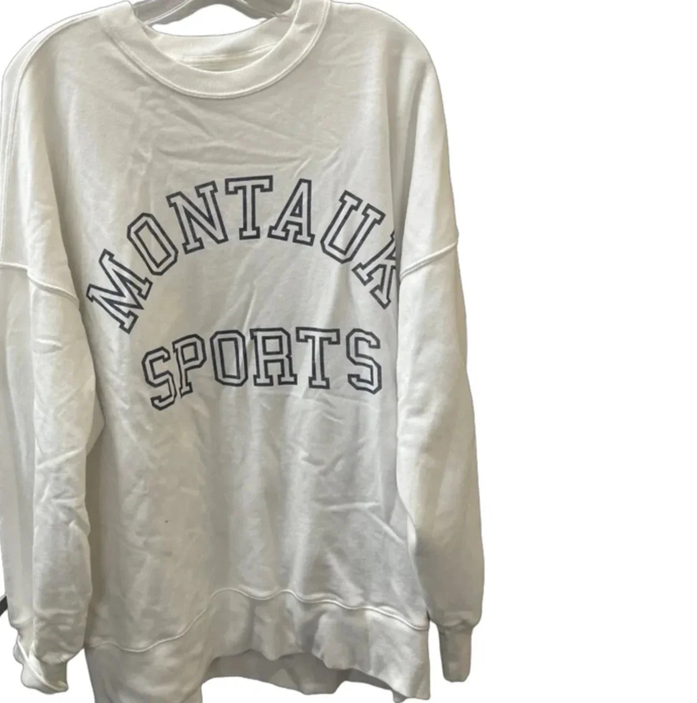 Sweatshirt Crewneck By Abercrombie And Fitch In White, Size: L