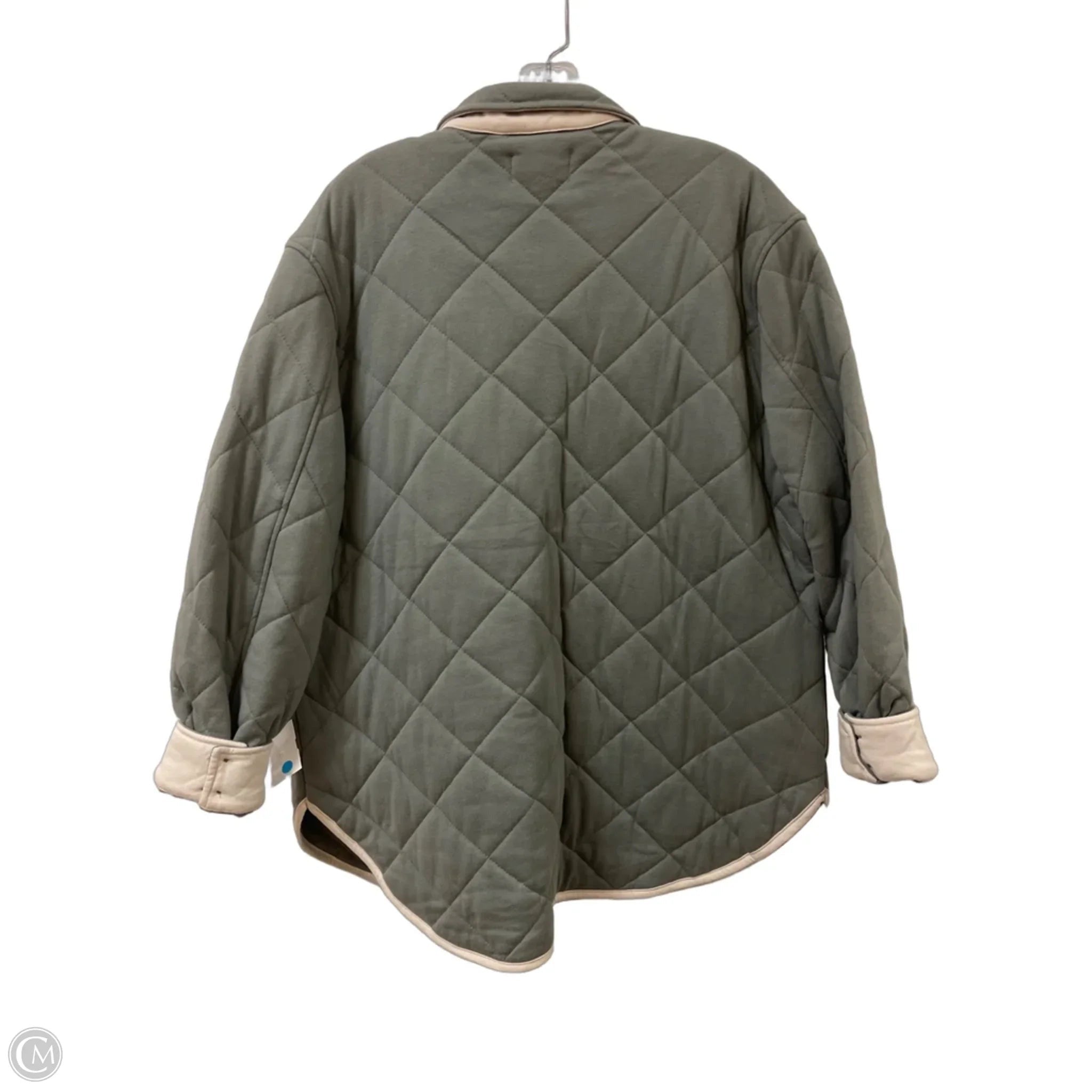 Jacket Shirt By Z Supply In Green, Size: M