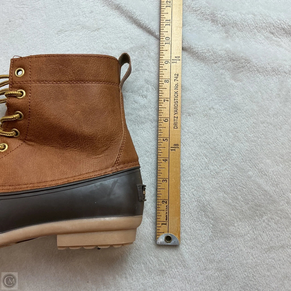 Boots Snow By London Fog In Tan, Size: 9