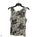 Top Sleeveless By Talbots In Floral Print, Size: L