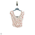 Top Sleeveless By J. Crew In Red & White, Size: S