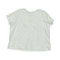 Top Ss Basic By Croft And Barrow In White, Size:2X