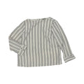 Blouse Ls By H&M In Black & White, Size:L