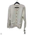 Sweater Cardigan By On 34th In White, Size: Xl