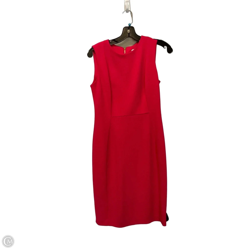Dress Work By Calvin Klein In Pink, Size: 4