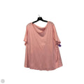 Top Short Sleeve By Cato In Pink, Size: 2x