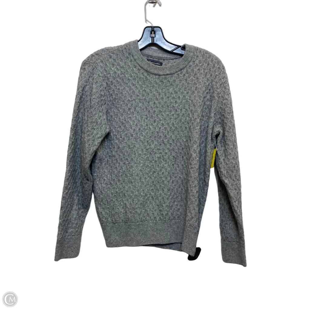 Sweater By Abercrombie And Fitch In Grey, Size: S