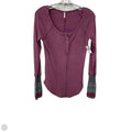 Top Long Sleeve By Free People In Purple, Size: S