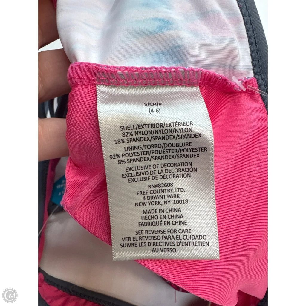 Swimsuit Top By Free Country In Pink, Size: S