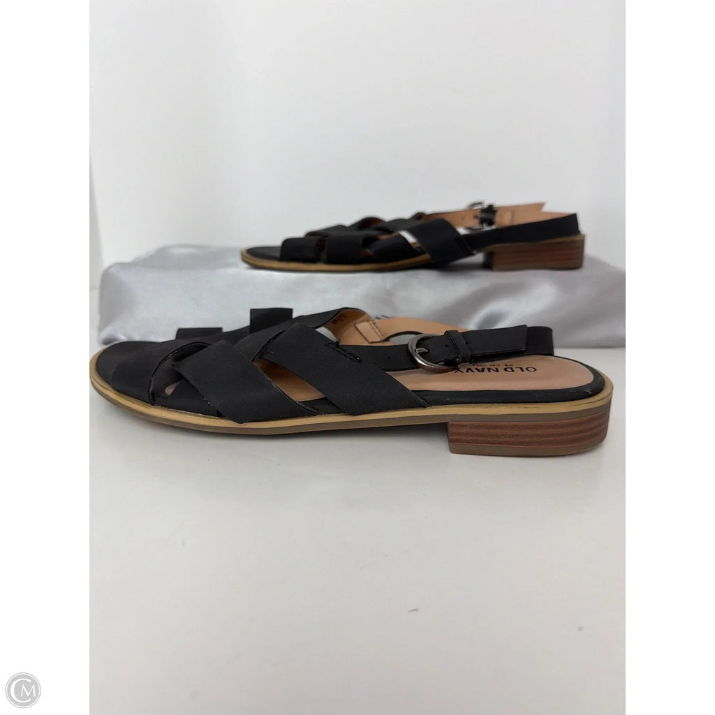 Sandals Flats By Old Navy In Black, Size: 9