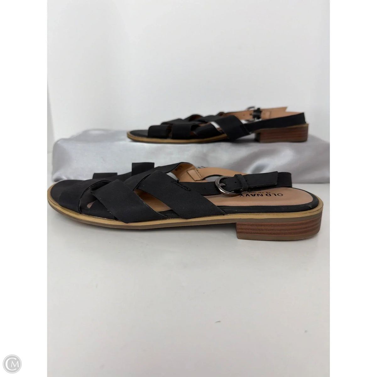 Sandals Flats By Old Navy In Black, Size: 9