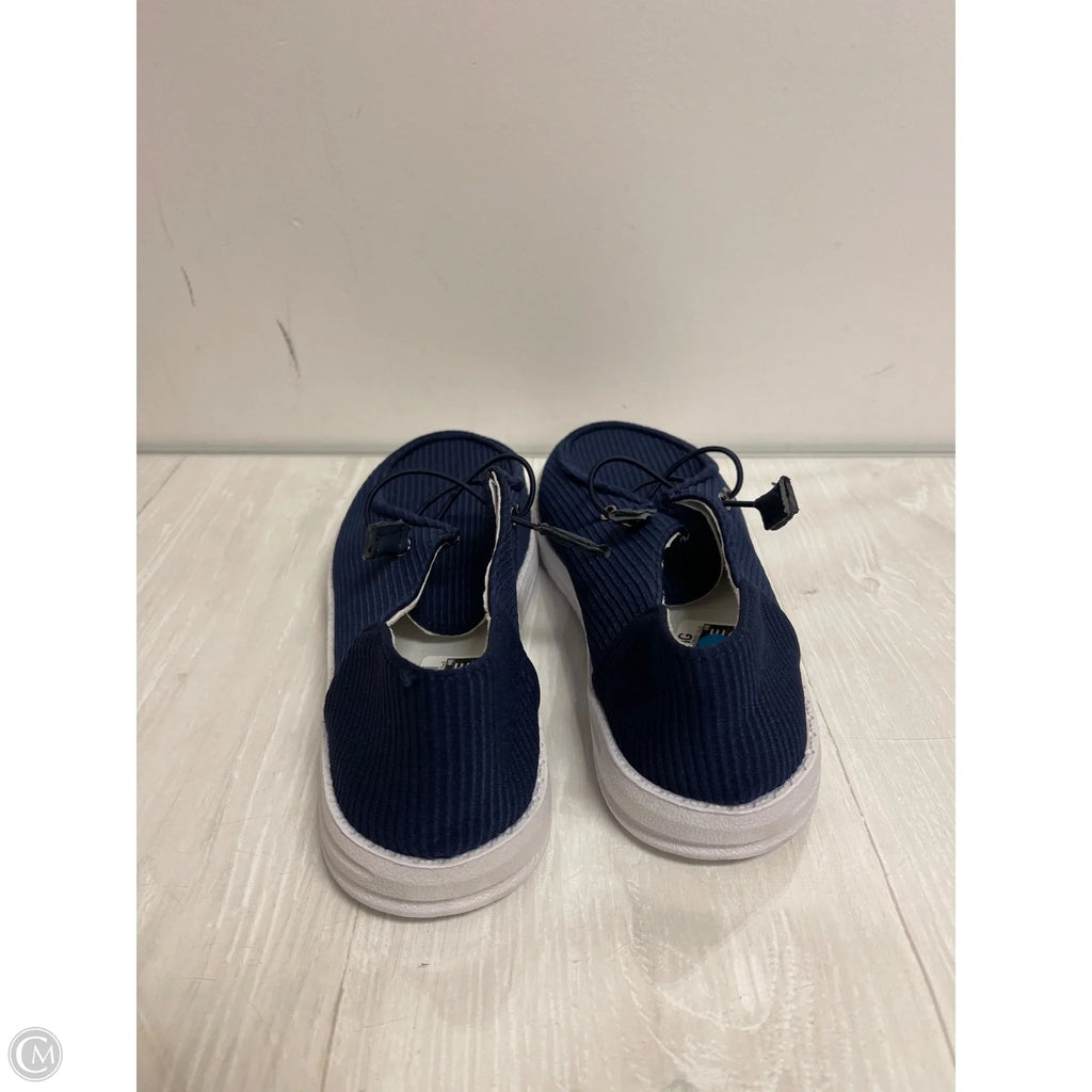 Shoes Flats By Clothes Mentor In Navy, Size: 11.5